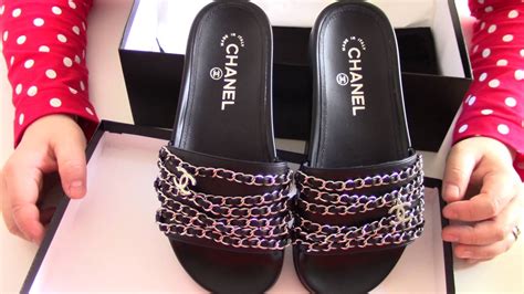 black chanel pool slides|Chanel slides 2021.